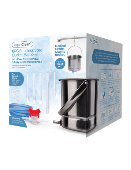 AQUACLEAN STAINLESS BUCKET MATE SET