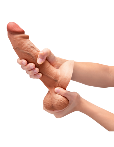 SLIPSKIN REALISTIC SILICONE DILDO 8 INCH GIRTHY...