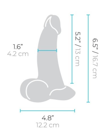 SLIPSKIN REALISTIC SILICONE DILDO 6.5 INCH...