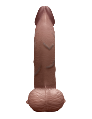 SLIPSKIN REALISTIC SILICONE DILDO 8 INCH CURVED...