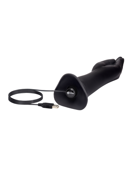 B-VIBE VIBRATING SILICONE FISTING DILDO