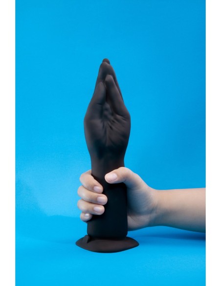 B-VIBE VIBRATING SILICONE FISTING DILDO