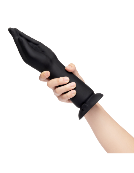 B-VIBE VIBRATING SILICONE FISTING DILDO