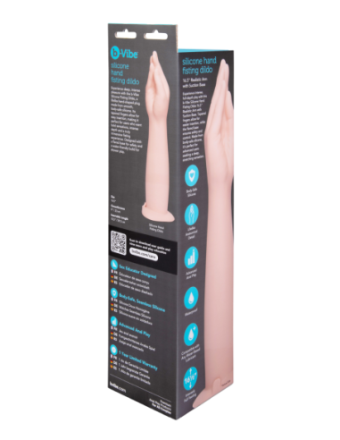 B-VIBE SILICONE HAND FISTING DILDO