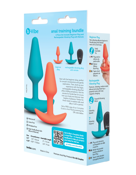 B-VIBE BUTTIES ANAL TRAINING SET (2 PIECE)