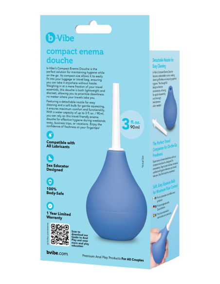 B-VIBE COMPACT ENEMA DOUCHE