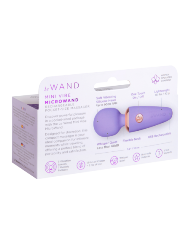 LE WAND MINI MICRO WAND VIOLET