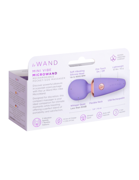 LE WAND MINI MICRO WAND VIOLET