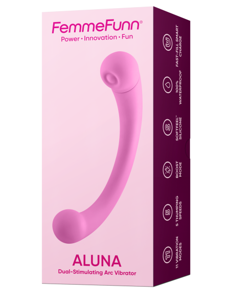 FEMMEFUNN ALUNA DUAL STIMULATING VIBRATOR PINK