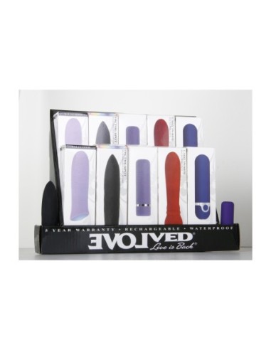 EVOLVED RECHARGEABLE BULLET MIXED DISPLAY