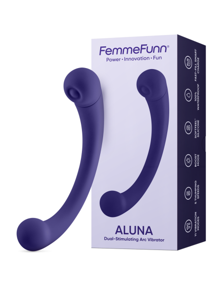 FEMMEFUNN ALUNA DUAL STIMULATING VIBRATOR PURPLE