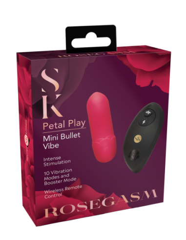 SECRET KISSES ROSEGASM PETAL PLAY MINI BULLET VIBE