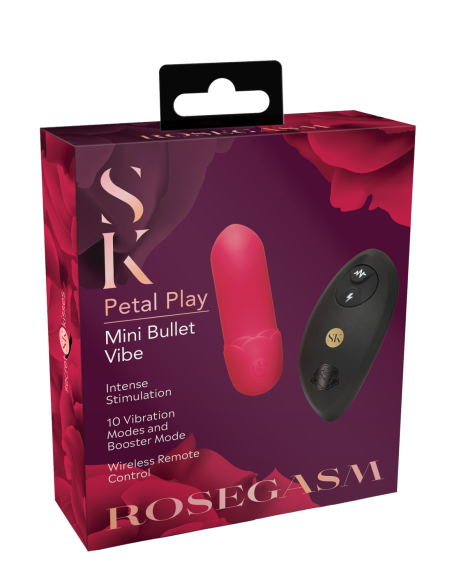 SECRET KISSES ROSEGASM PETAL PLAY MINI BULLET VIBE