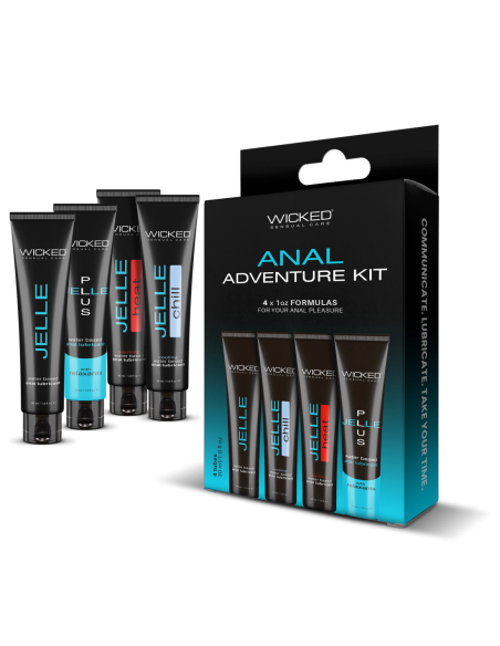 WICKED ANAL ADVENTURE KIT 4X30 ML