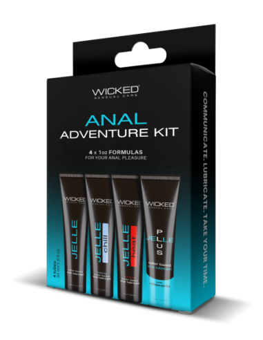 WICKED ANAL ADVENTURE KIT 4X30 ML
