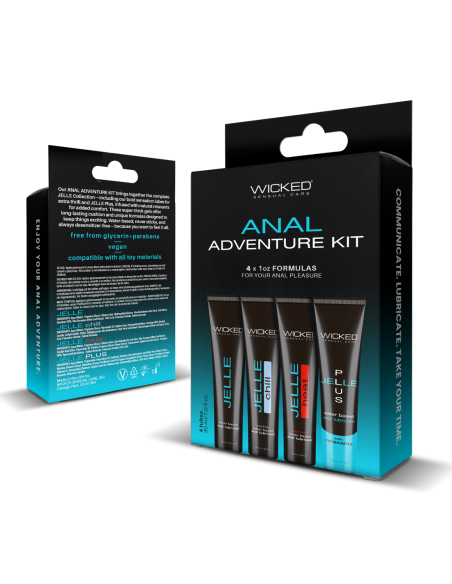WICKED ANAL ADVENTURE KIT 4X30 ML