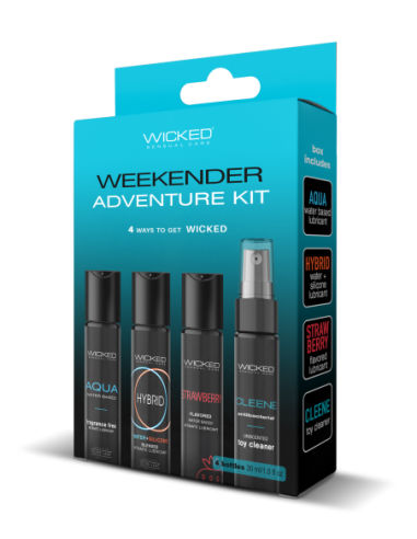 WICKED WEEKENDER ADVENTURE KIT 4X30 ML