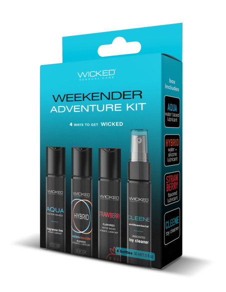 WICKED WEEKENDER ADVENTURE KIT 4X30 ML