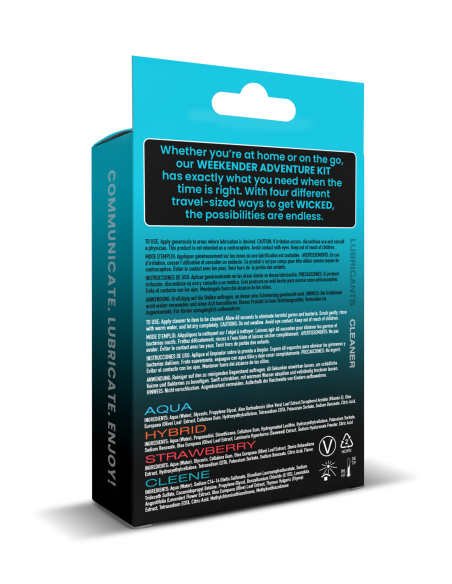 WICKED WEEKENDER ADVENTURE KIT 4X30 ML