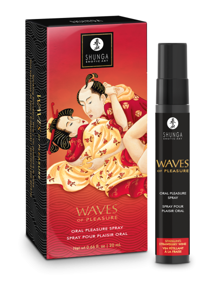 SHUNGA WAVES OF PLEASURE SPARKLING STRAWBERRY WINE 20 ML