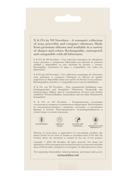 X AND O'S PECK IVORY