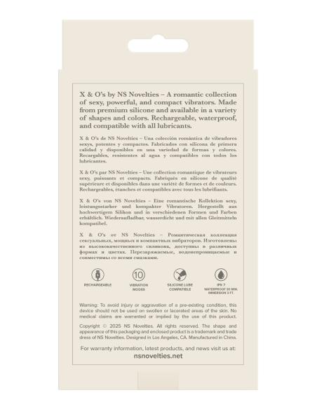 X AND O'S  CRAVE LIGHT PINK