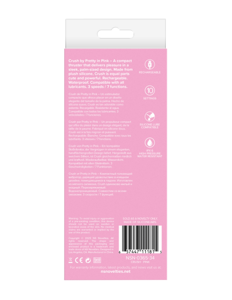 PRETTY IN PINK CRUSH PINK