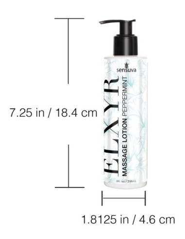 SENSUVA LEG AND FOOT MASSAGE LOTION PEPPERMING...