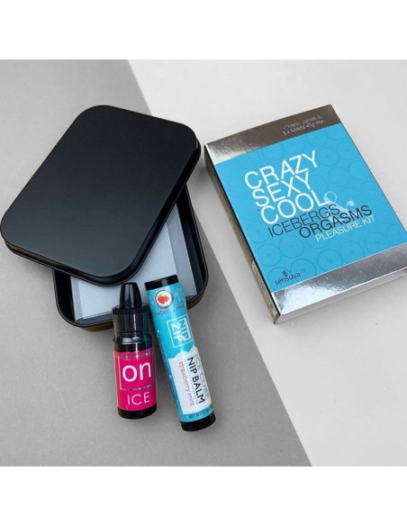 SENSUVA CRAZY SEXY COOL ICEBERGS AND ORGASMS COOLING AROUSAL PLEASURE KIT