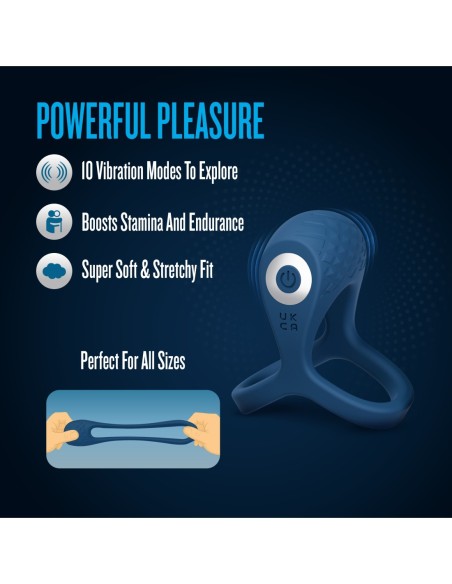 PERFORMANCE PLUS DUAL FLEX PRO COCKRING BLUE