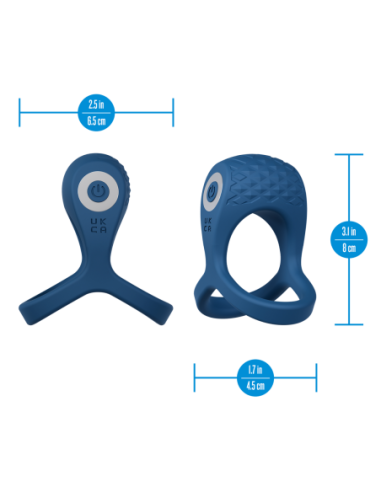 PERFORMANCE PLUS DUAL FLEX PRO COCKRING BLUE