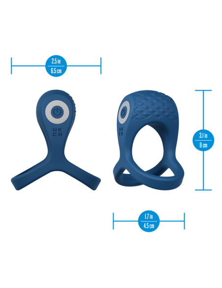 PERFORMANCE PLUS DUAL FLEX PRO COCKRING BLUE