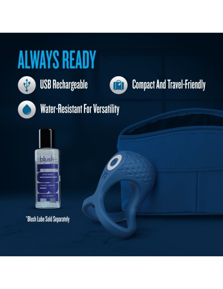 PERFORMANCE PLUS DUAL FLEX PRO COCKRING BLUE