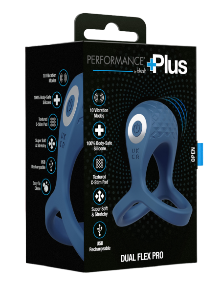 PERFORMANCE PLUS DUAL FLEX PRO COCKRING BLUE