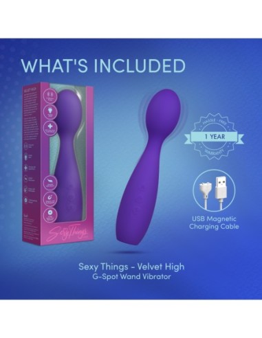 SEXY THINGS VELVET HIGH G SPOT AND BODY MASSAGER
