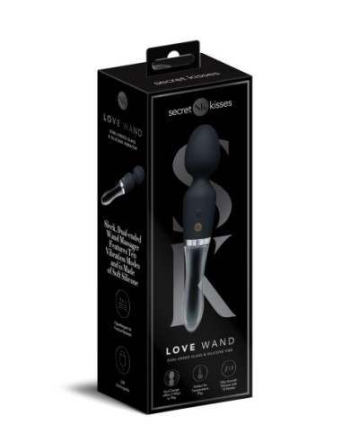 VARITA MÁGICA BESOS SECRETOS VIDRIO NEGRO