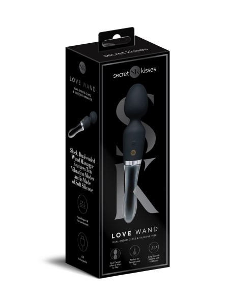 VARITA MÁGICA BESOS SECRETOS VIDRIO NEGRO
