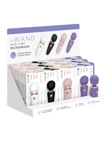 LE WAND MINI MICRO WAND COUNTER DISPLAY 12PCS...