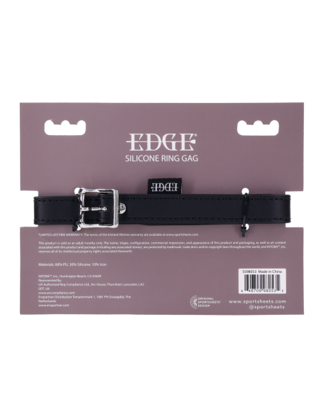 SPORTSHEETS EDGE SILICONE RING GAG