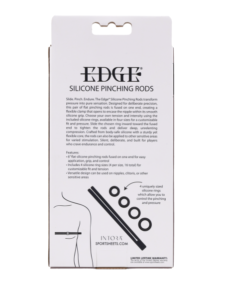 SPORTSHEETS EDGE SILICONE PINCHING RODS