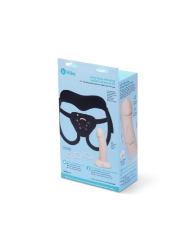 B-VIBE EVERY BODY VIBRATING REALISTIC STRAP-ON KIT