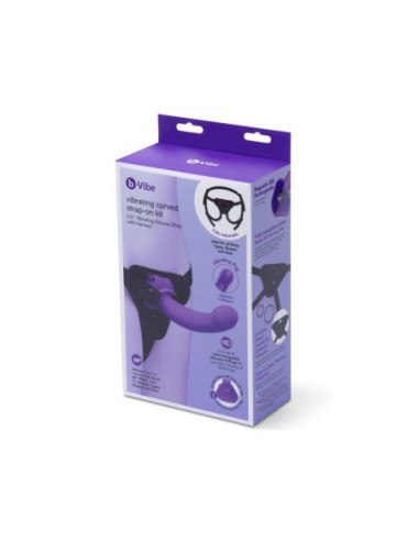 B-VIBE VIBRATING CURVED STRAP-ON KIT