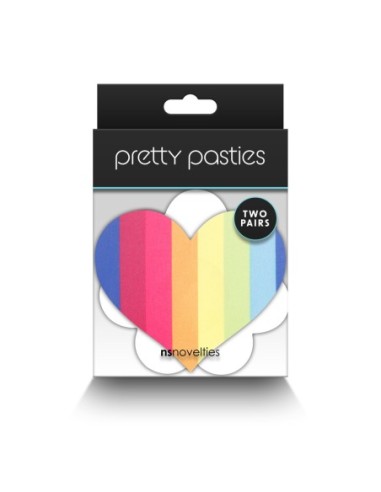 PRETTY PASTIES ORGULLO CORAZÓN Y FLOR ARCO IRIS...