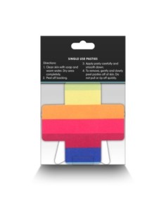 PRETTY PASTIES CRUZ DEL ORGULLO Y ESTRELLA ARCO IRIS 2 PAR 2