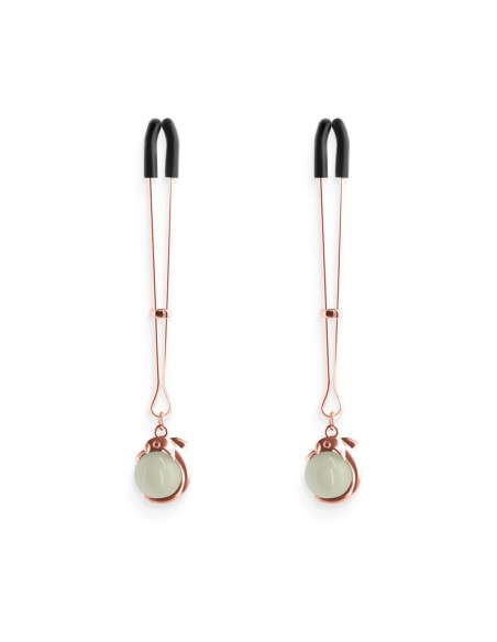 PINZAS PARA PEZONES Atadas G1 ORO ROSA