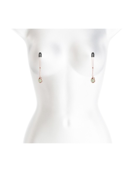 PINZAS PARA PEZONES Atadas G1 ORO ROSA