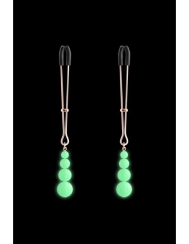 PINZAS PARA PEZONES G2 ORO ROSA