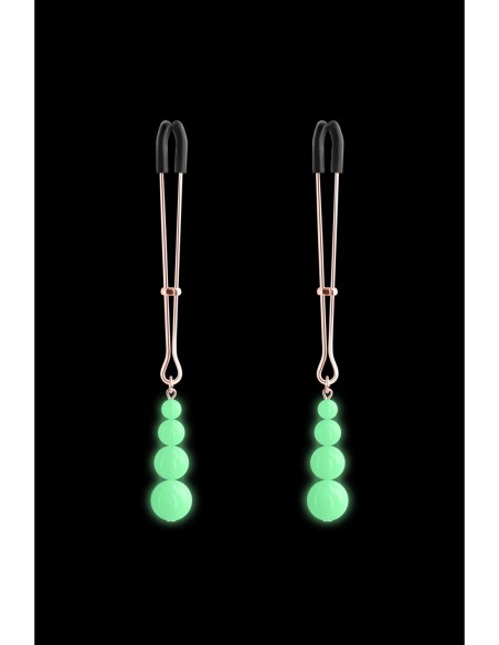 PINZAS PARA PEZONES G2 ORO ROSA