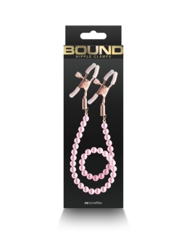 PINZAS PARA PEZONES Atadas DC1 ROSA