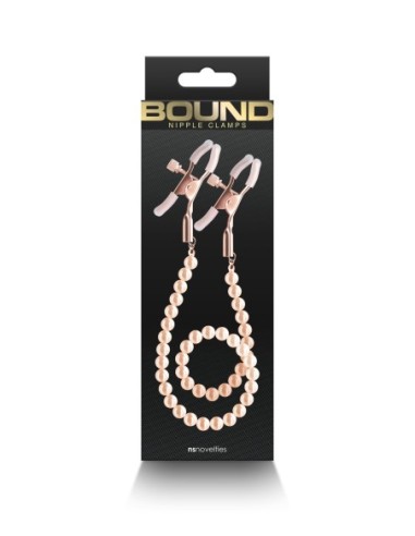 PINZAS PARA PEZONES DC1 ORO ROSA